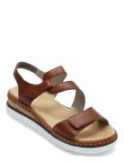 679C7-24 Flade Sandaler Brown Rieker