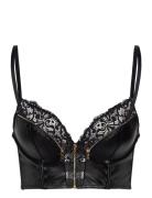Talia Pp Push Ll Lingerie Bras & Tops Push Up Bras Black Hunkemöller
