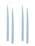 Hand Dipped Candles, 4 Pack Home Decoration Candles Pillar Candles Blu...
