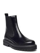 Boots - Flat Shoes Chelsea Boots Black ANGULUS