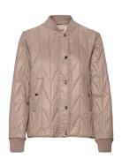 Kingasz Short Jacket Quiltet Jakke Beige Saint Tropez