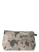 Cosmetic L Flower Linen Toilettaske Multi/patterned Ceannis