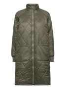 Noemisz Jacket Quiltet Jakke Khaki Green Saint Tropez