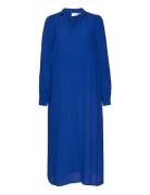 Dress With Wide Sleeves Knælang Kjole Blue Coster Copenhagen