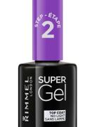 Rimmel Super Gel Nail Polish Top Coat Neglelak Gel Nude Rimmel