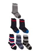 Th Kids Basic Stripe Sock 6P Ecom Sokker Strømper Multi/patterned Tomm...