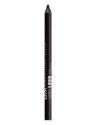 Line Loud Lip Pencil Evil Genius Lip Liner Makeup Black NYX Profession...