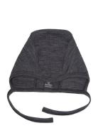 Baby Helmet, Dark Grey Drop Needle, Merino Wool Accessories Headwear H...