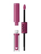 Shine Loud High Pigment Lip Shine Lipgloss Makeup Purple NYX Professio...