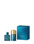 Gift Set Eros Pour Homme Edt + Deo Stick Parfume Eau De Parfum Nude Ve...