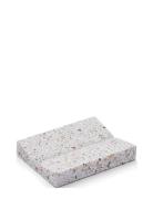 Terrazzo Square Soap Tray Home Decoration Bathroom Interior Soap Pumps...