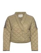 Hive Jacket Quiltet Jakke Khaki Green Notes Du Nord