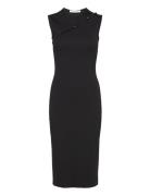 Luanne Dress 14667 Knælang Kjole Black Samsøe Samsøe