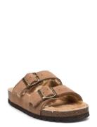 Sl Josephine Suede Taupe Flade Sandaler Beige Scholl