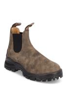 Bl 2239 Chunky Chelsea Boot Støvlet Chelsea Boot Brown Blundst