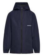 Jjalex Hood Jacket Jnr Outerwear Shell Clothing Shell Jacket Navy Jack...