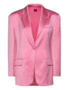 Agura-1_In Blazers Single Breasted Blazers Pink HUGO