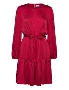 Dress Leyla Satin Kort Kjole Red Lindex