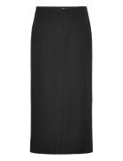 Onljosie Hw Long Slit Skirt Cc Tlr Knælang Nederdel Black ONLY