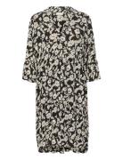 Kahera Amber Dress Printed Kort Kjole Black Kaffe