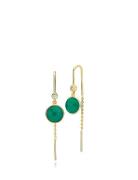 Prima Donna Earrings Ørestickere Smykker Green Izabel Camille