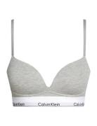 Plunge Push Up Lingerie Bras & Tops Push Up Bras Grey Calvin Klein