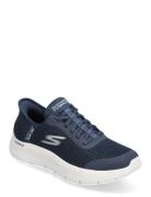 Womens Go Walk Flex - Grand Entry - Slip-Ins Low-top Sneakers Navy Ske...