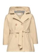 Double-Breasted Trench Coat Skaljakke Outdoorjakke Beige Mango