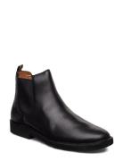 Talan Leather Chelsea Boot Støvlet Chelsea Boot Black Polo Ralph Laure...