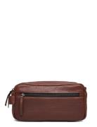 Stillclean Toiletry Bag 2 Room Toilettaske Brown Still Nordic