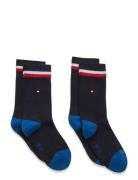 Th Kids Iconic Sports Sock 2P Sokker Strømper Blue Tommy Hilfiger