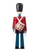 Trommeslager Small Rød/Blå/Hvid Toys Playsets & Action Figures Wooden ...