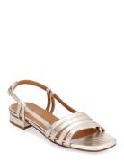 Sandals Flade Sandaler Gold Billi Bi