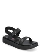 Emma_Strapsandal_Wb Flade Sandaler Black HUGO