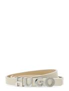 Zula Belt 1,5Cm Bælte Cream HUGO