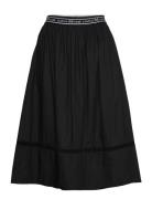 Esluna Midi Skirt - Gots Knælang Nederdel Black Esme Studios