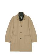 Woven Coats Uldfrakke Frakke Beige Marc O'Polo