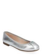 Biamadison Ballerina Metallic Leather Ballerinasko Ballerinaer Silver ...