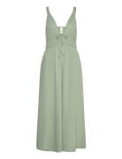 Yastrima Strap Long Dress - Ka Knælang Kjole Green YAS