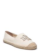 Cameryn Iii Canvas & Leather Espadrille Espadrillos Flade Sandal Beige...