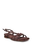 Sandal Flade Sandaler Brown Sofie Schnoor