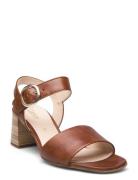 Ankle-Strap Sandal Sandal Med Hæl Brown Gabor