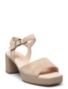 Platform Sandal Sandal Med Hæl Beige Gabor