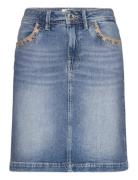 Mmvicky Sunchaser Skirt Kort Nederdel Blue MOS MOSH