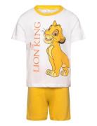 Set Pyjalong Pyjamassæt Multi/patterned Løvernes Konge