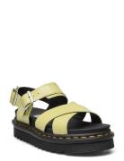 Voss Ii Lime Green Distressed Patent Flade Sandaler Green Dr. Martens