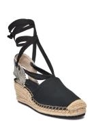 Luliza Espadrille Espadrillos Med Hæl Sandal Black GANT