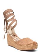 Susan Side R Espadri Espadrillos Med Hæl Sandal Beige Replay