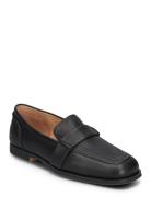 Stb-Erika Saddle Loafer Loafers Flade Sko Black Shoe The Bear