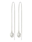 Jola Recycled Long Chain Earrings Ørestickere Smykker Silver Pilgrim